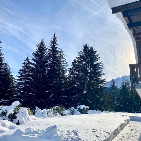 Chalet Wulli In Der Naehe Der Skianlagen ซาโวญิน ภายนอก รูปภาพ
