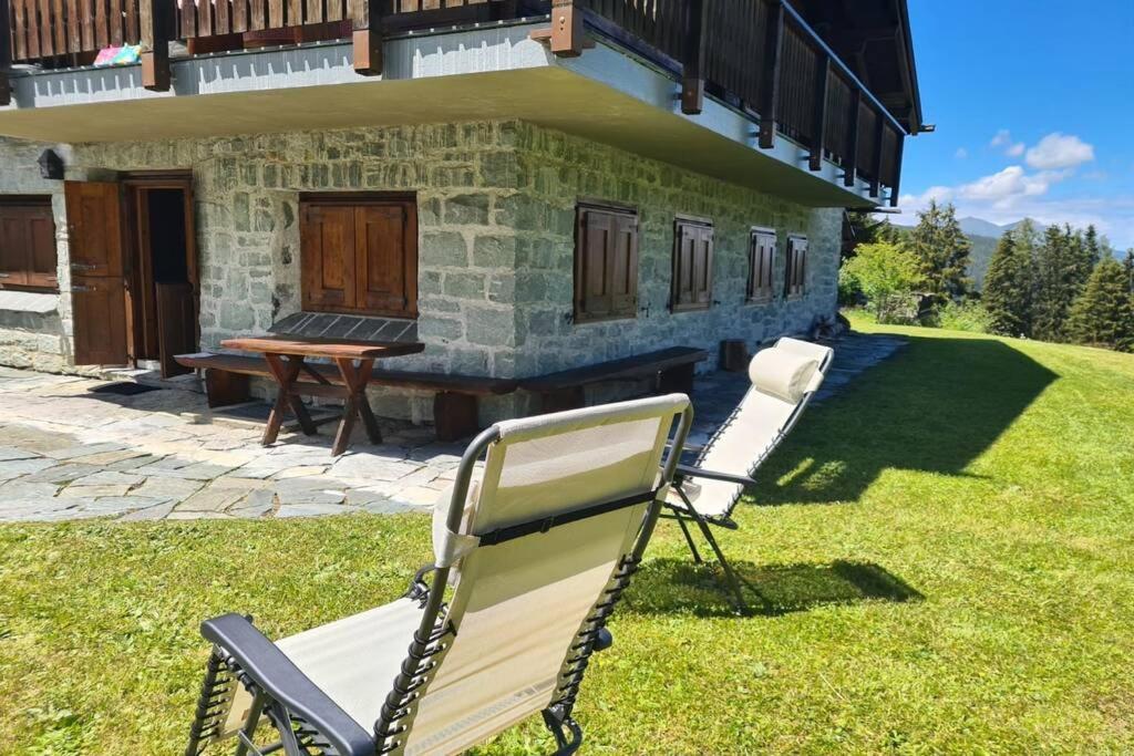 Chalet Wulli In Der Naehe Der Skianlagen ซาโวญิน ภายนอก รูปภาพ