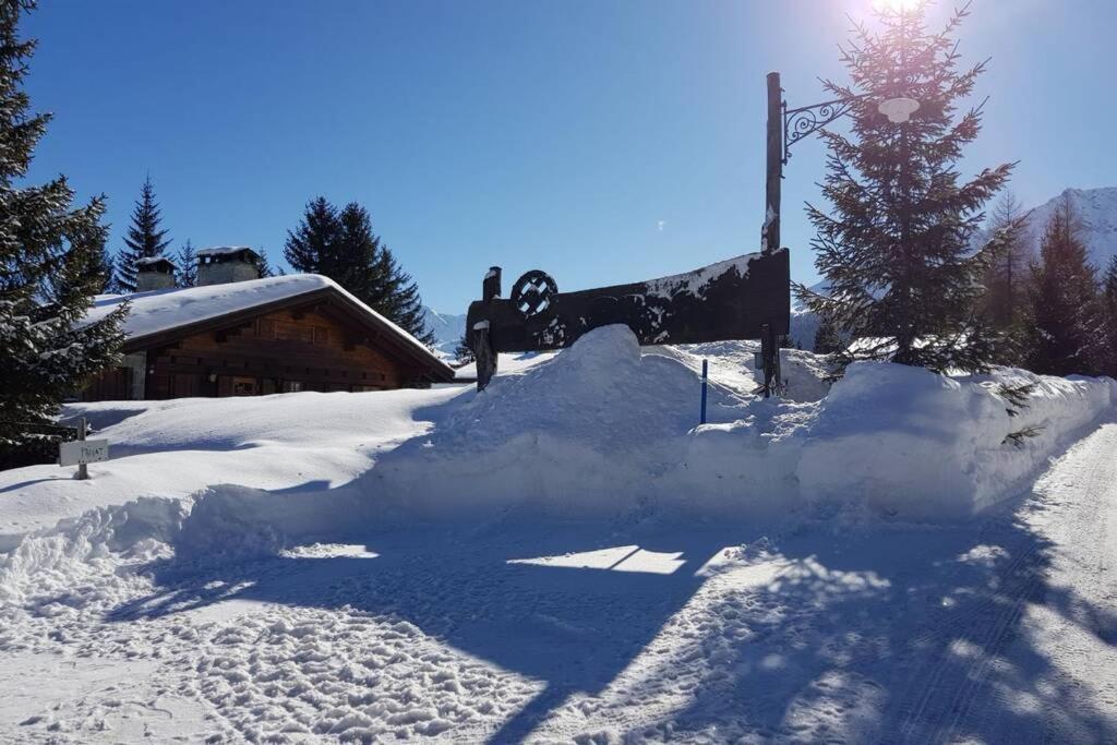 Chalet Wulli In Der Naehe Der Skianlagen ซาโวญิน ภายนอก รูปภาพ