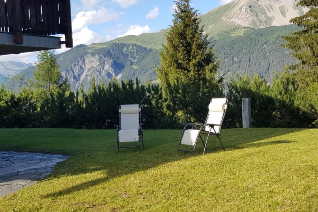 Chalet Wulli In Der Naehe Der Skianlagen ซาโวญิน ภายนอก รูปภาพ