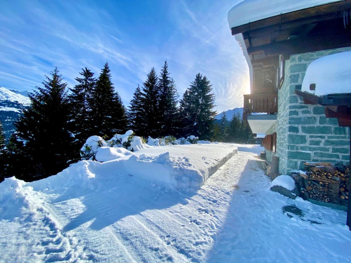 Chalet Wulli In Der Naehe Der Skianlagen ซาโวญิน ภายนอก รูปภาพ