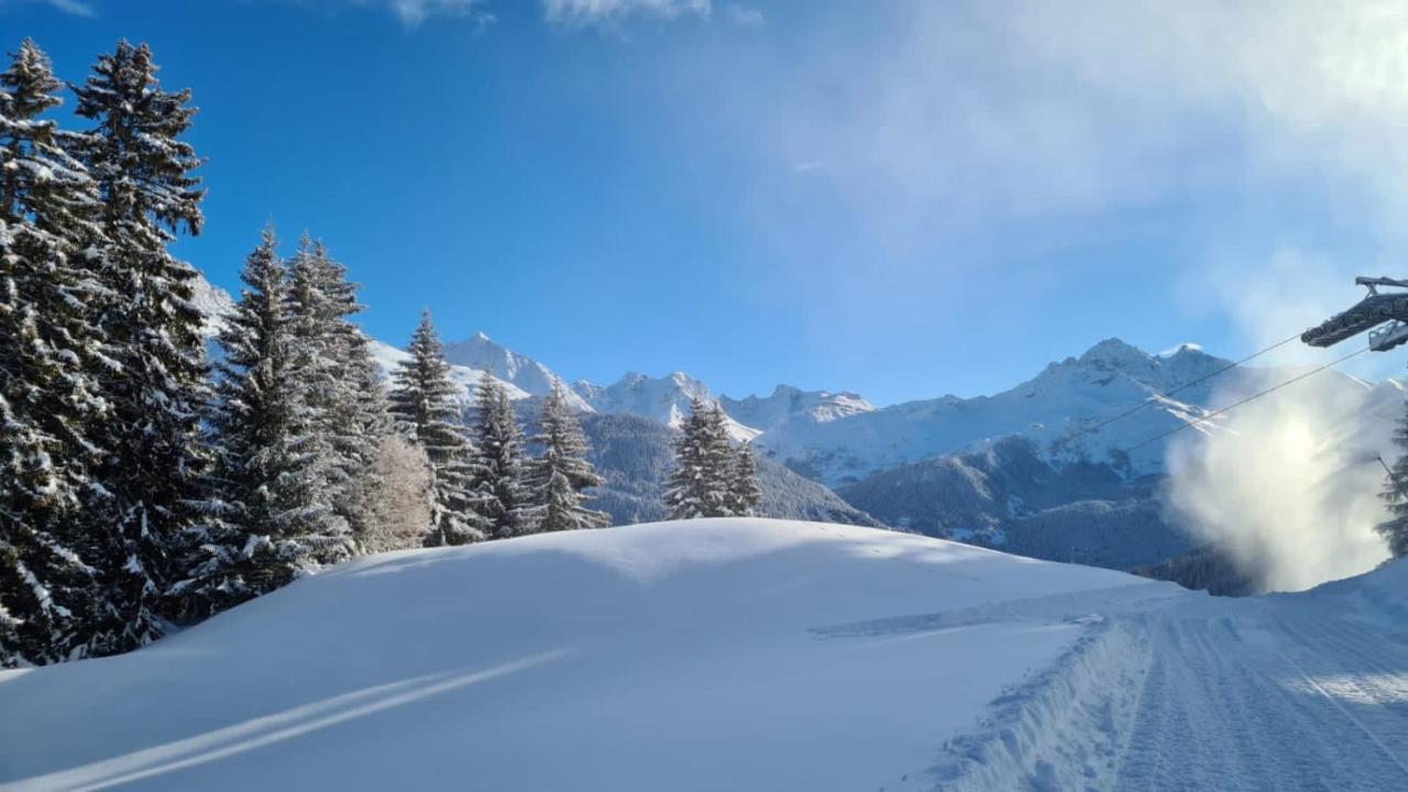 Chalet Wulli In Der Naehe Der Skianlagen ซาโวญิน ภายนอก รูปภาพ